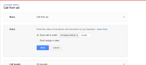 AdWords Conversion Tracking Assign Value - Step 6
