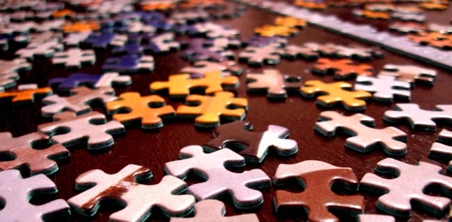 Organizing your writing is like solving a jigsaw puzzle