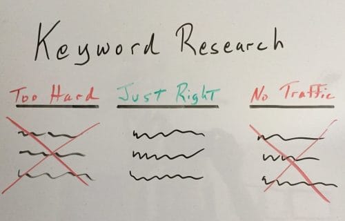 Keyword Research - Just Right vs. Too Hard or No Traffic