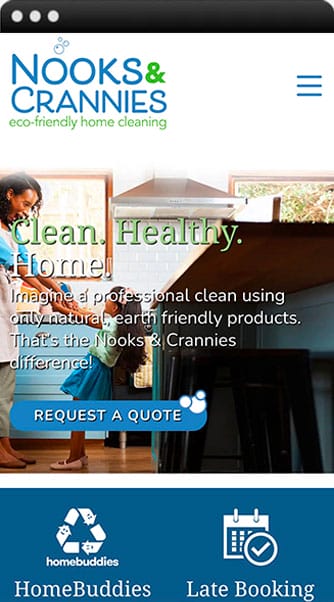 Charlottesville Nooks & Crannies Responsive Website Design