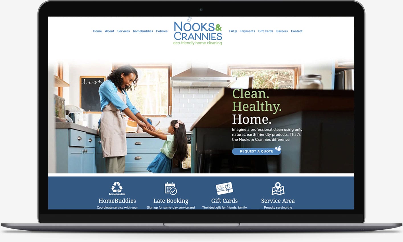 Nooks & Crannies Responsive Design